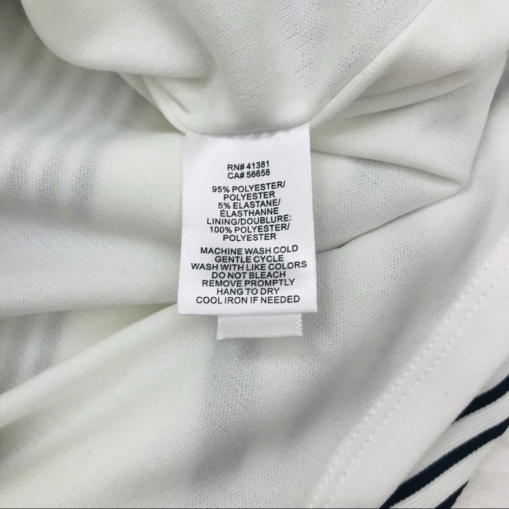Lauren Ralph Lauren Black White Stripped Boat Neck Dress - Picture 6 of 10